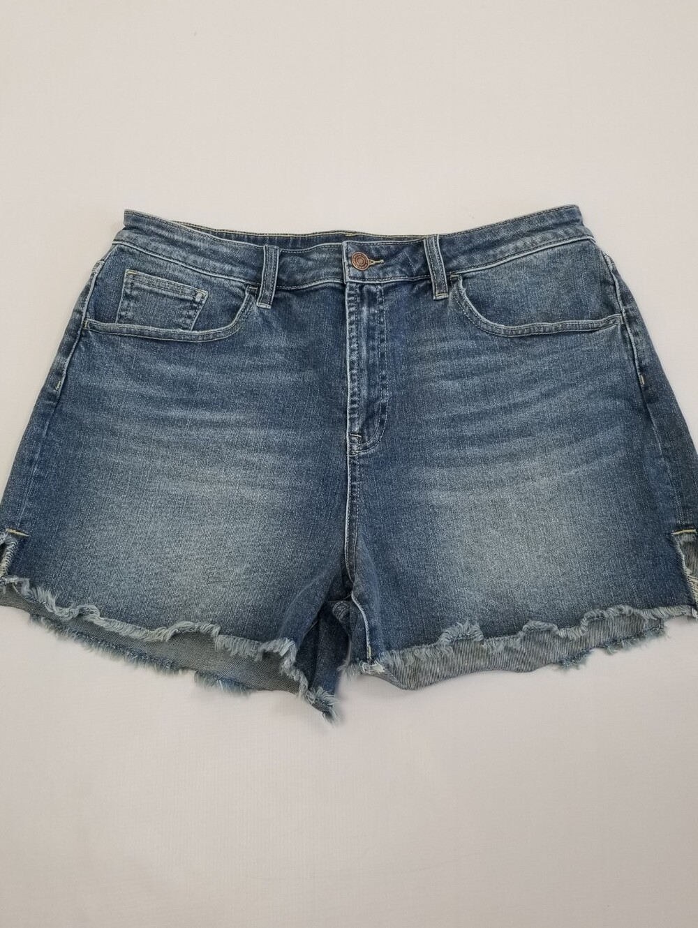 Boston Proper High Rise Denim Shorts Size 14